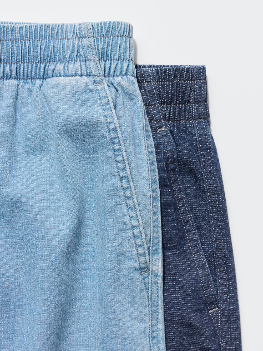 Uniqlo Stretch Easy Shorts | Denim | 8" — фото 4