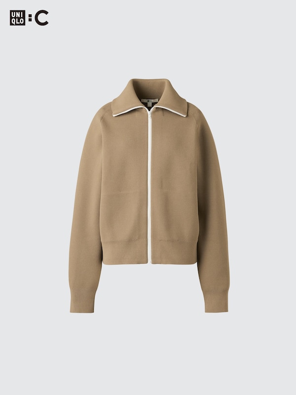 Washable Milano Ribbed Full-Zip Cardigan