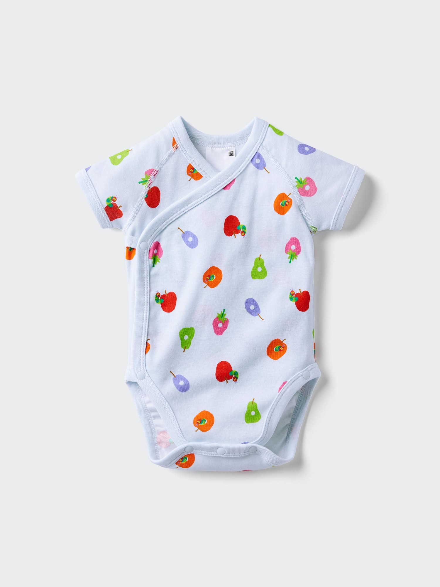 Baby The Picture Book Collection Short Sleeve Bodysuit | Open Front | Caterpillar