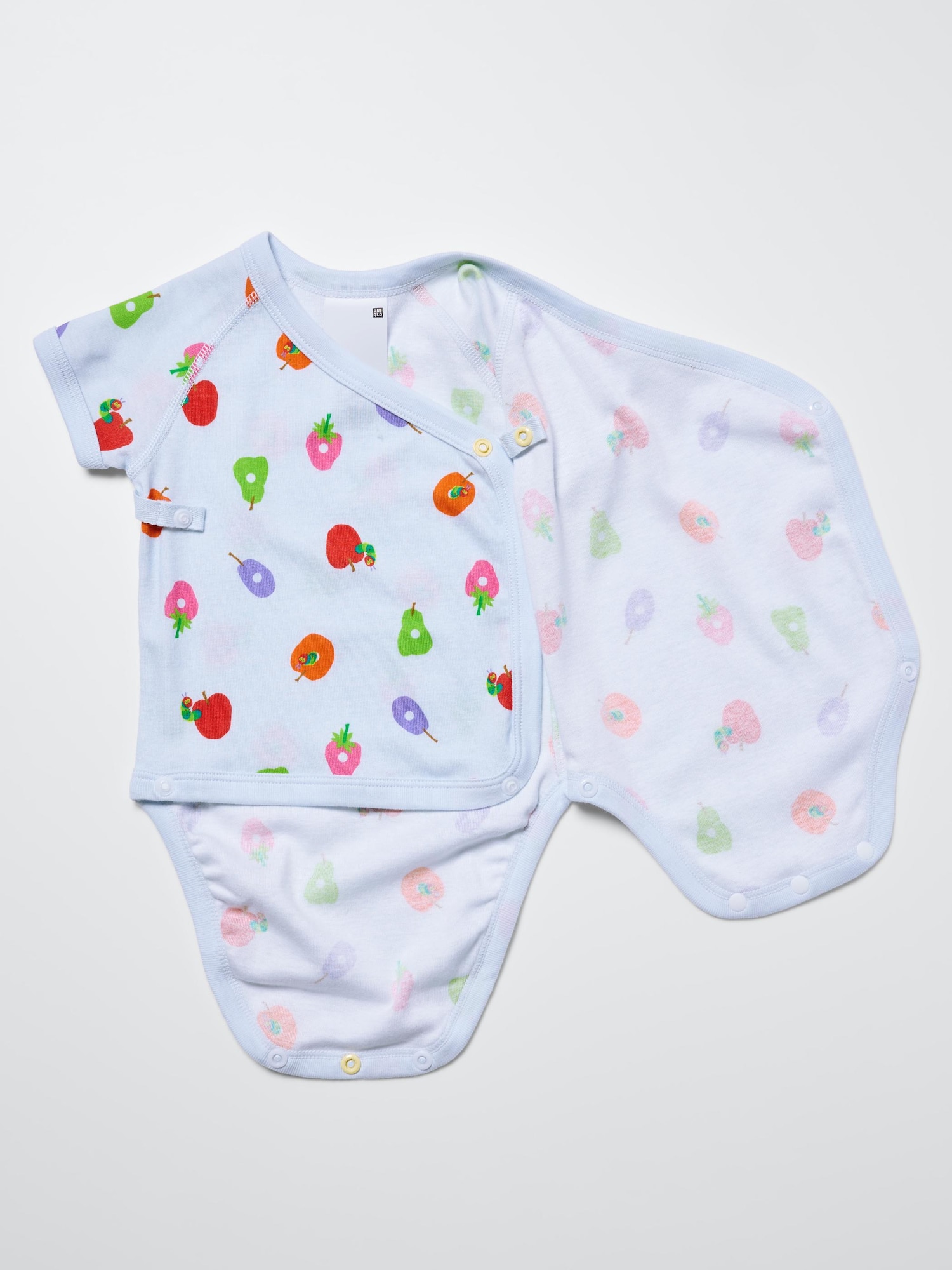 Baby The Picture Book Collection Short Sleeve Bodysuit | Open Front | Caterpillar