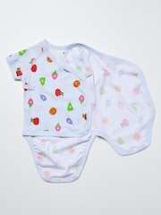 Baby The Picture Book Collection Short Sleeve Bodysuit | Open Front | Caterpillar