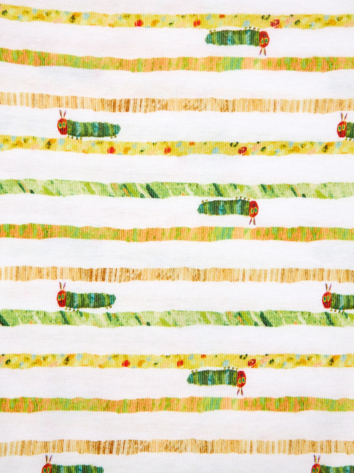 Baby The Picture Book Collection Short Sleeve Bodysuit | Open Front | Caterpillar