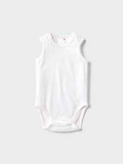 Baby Sleeveless Cotton Mesh Bodysuits