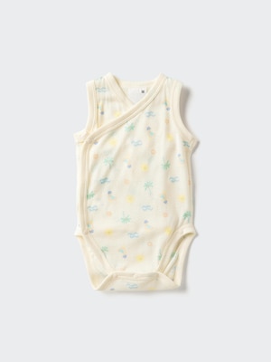 Cotton Mesh Inner Onesie | Sleeveless