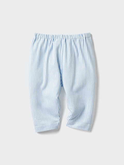 Укороченные леггинсы Uniqlo Baby AIRism | Синий в полоску