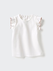 Baby AIRism Cotton T-Shirt | Frilled