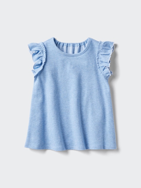 Uniqlo Baby AIRism Cotton T-Shirt | Frilled