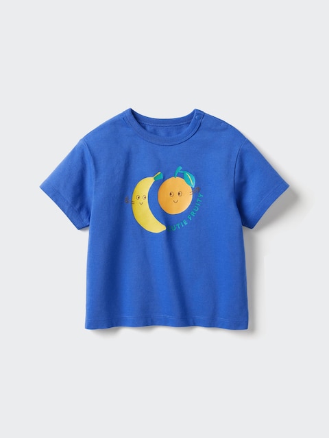 Uniqlo Baby AIRism Cotton T-Shirt | Printed