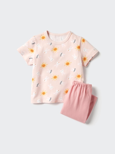 Uniqlo - Pyjama Dry Ut The Picture Book Collection - Rose - 3-4 Ans (110Cm)