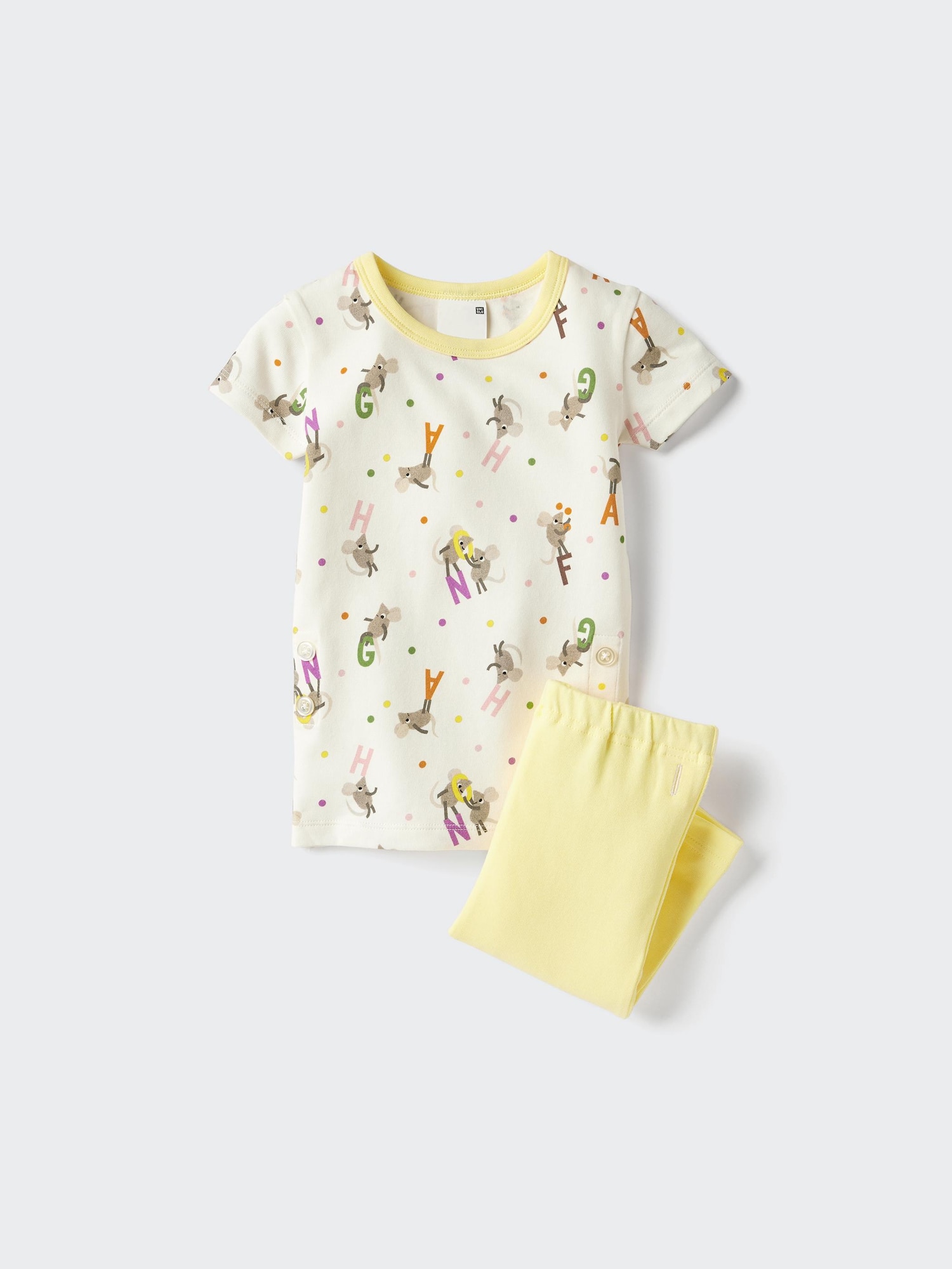 Uniqlo — Baby The Picture Book Collection DRY Pajamas | Short Sleeve