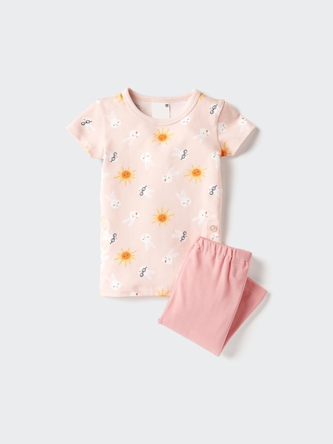 Uniqlo Baby DRY Picture Book Collection Pajamas | Short Sleeve