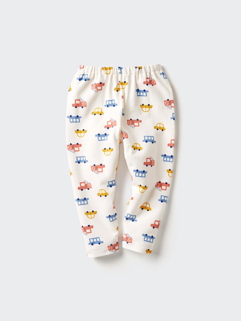 Uniqlo Natural - Relaxed Leggings (Printed) - 3-6 Months (60Cm)