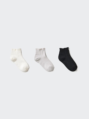 GIRLS Short Socks 3P