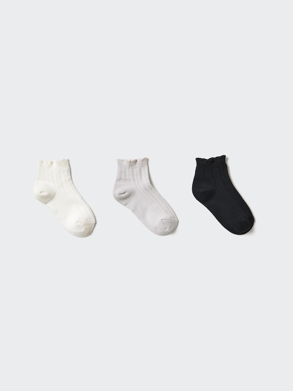 GIRLS Short Socks 3P