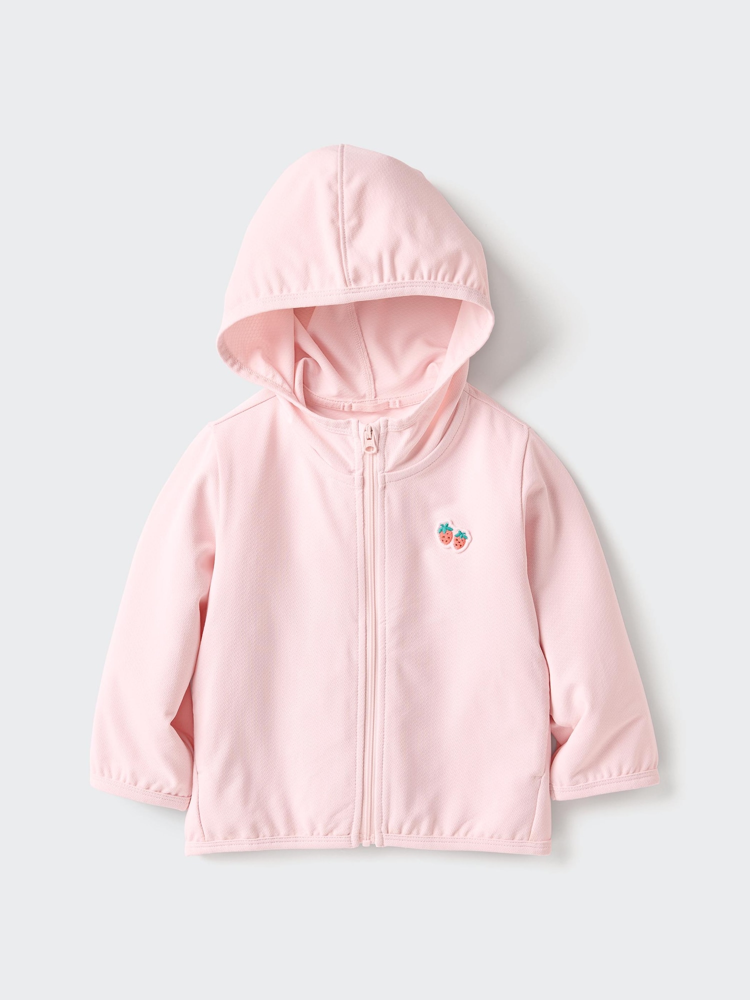 UV Korumalı File Kapüşonlu Sweatshirt