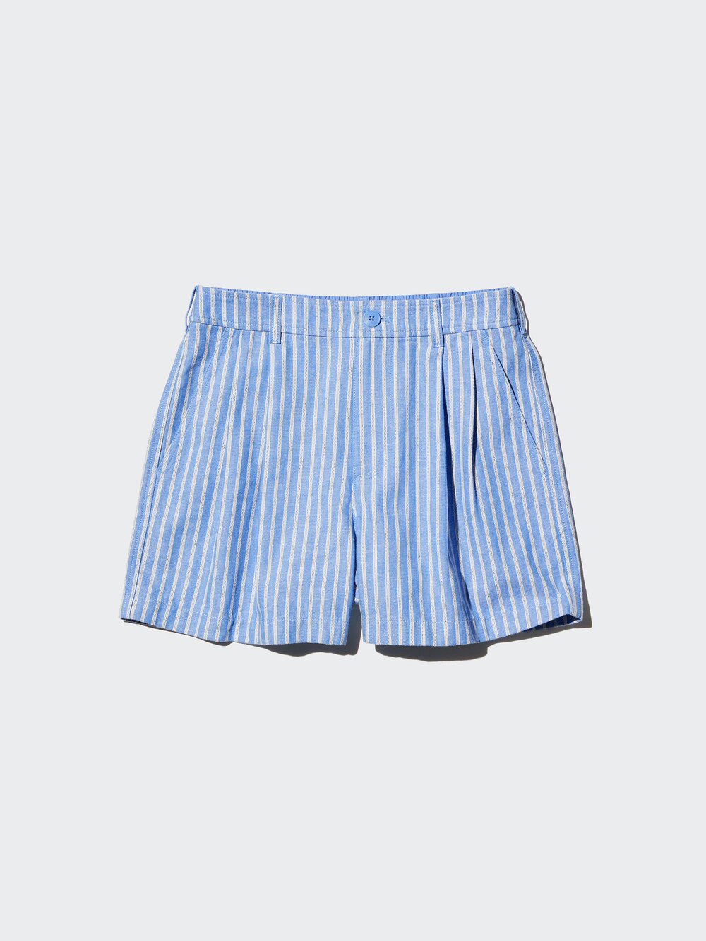 Uniqlo Linen Cotton Shorts | Striped — фото 3