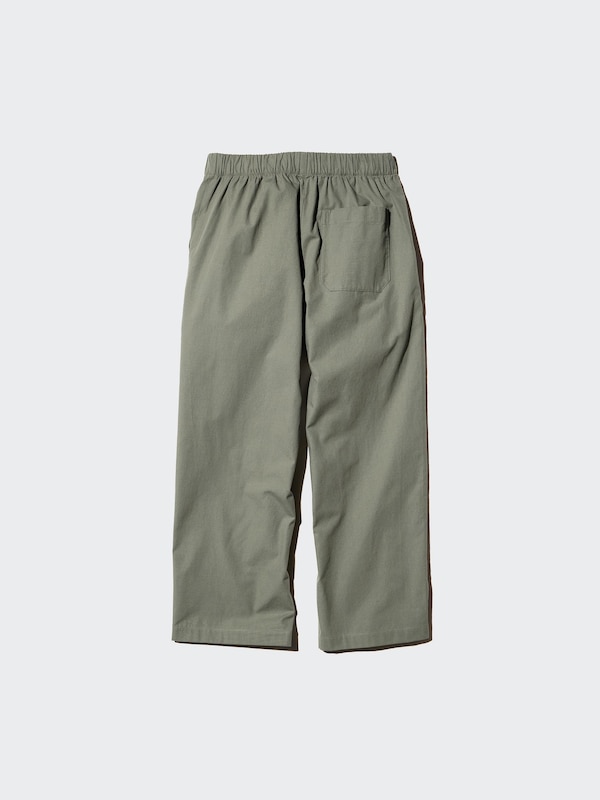 Cotton Relaxed Ankle Pants