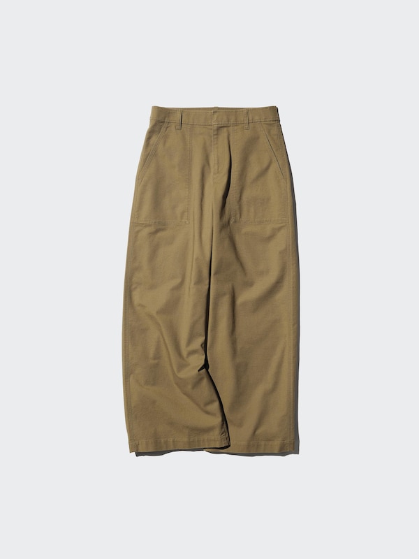 Cotton Canvas Utility Trousers