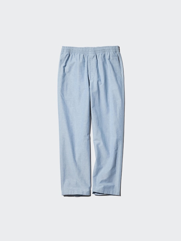 Linen Blend Easy Ankle Pants