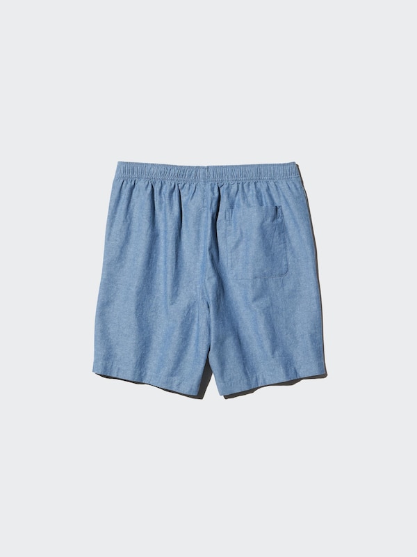 Linen Blend Easy Shorts