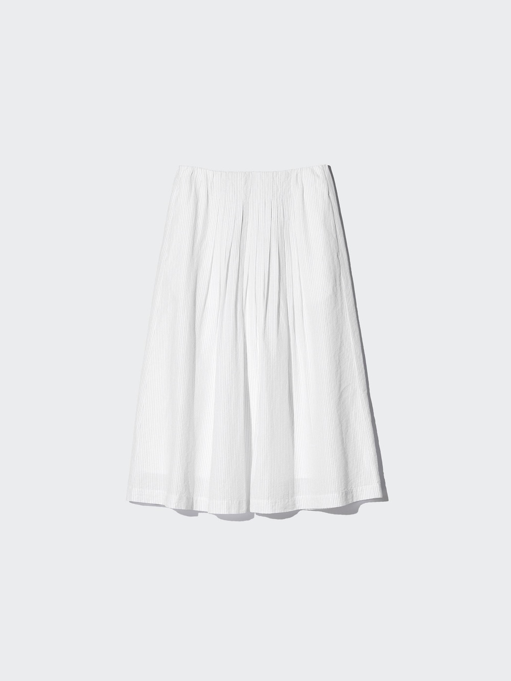 Uniqlo Linen Blend Tuck Long Skirt — фото 3