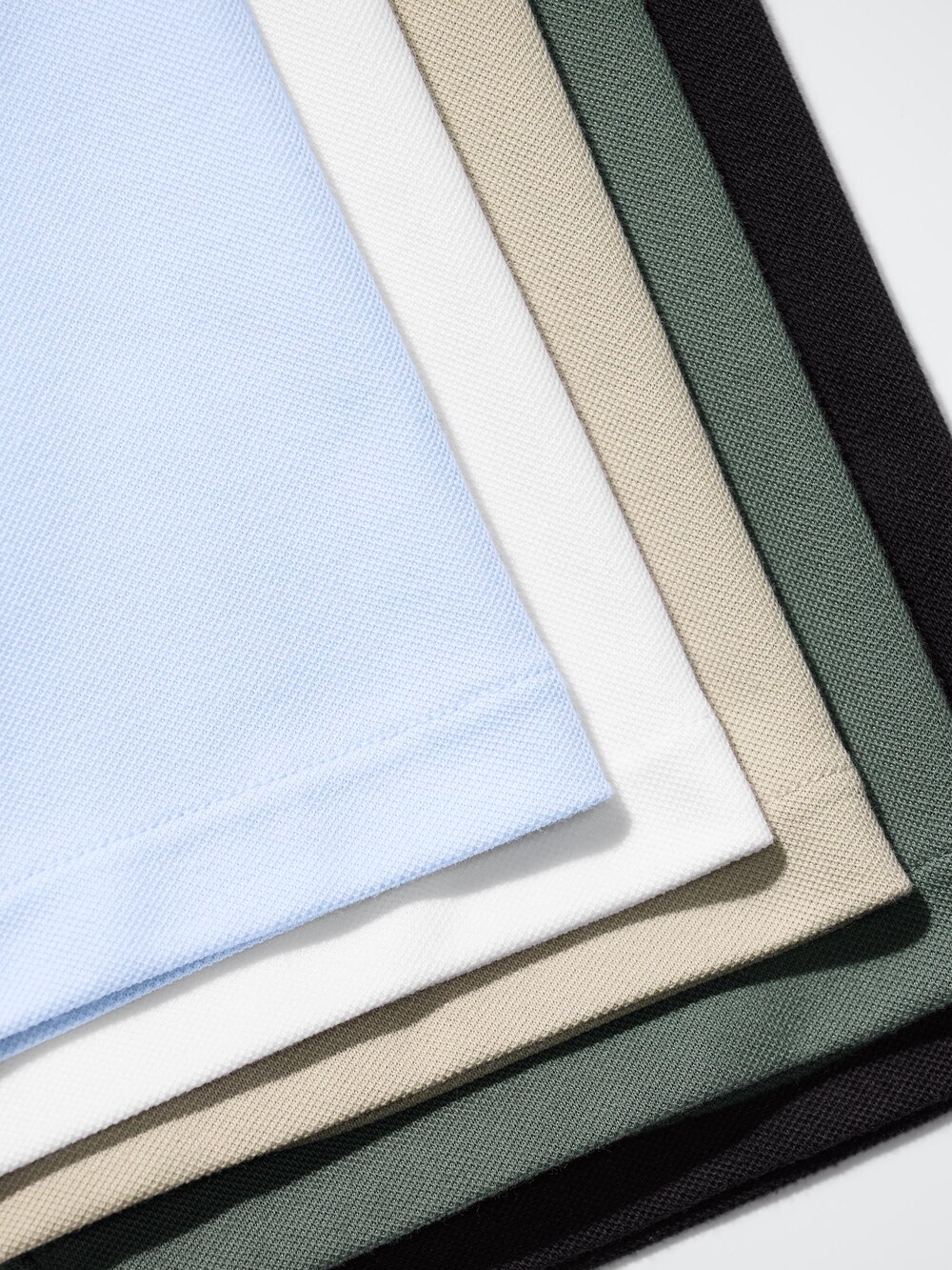 Uniqlo AIRism Cotton Pique Full Open Polo Shirt — фото 2