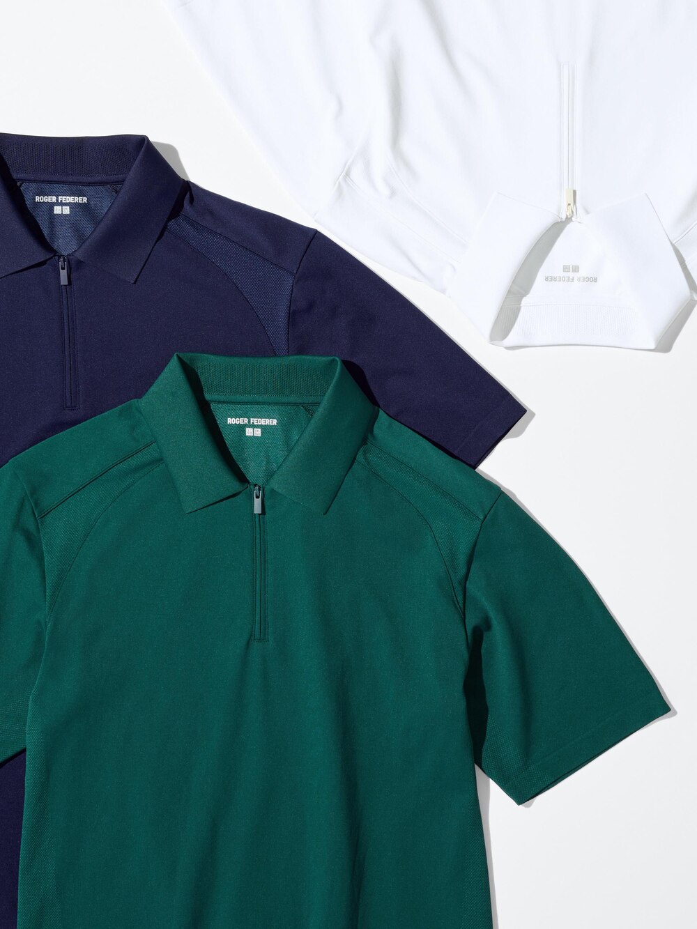 Uniqlo DRY-EX Quarter-Zip Polo Shirt — фото 6