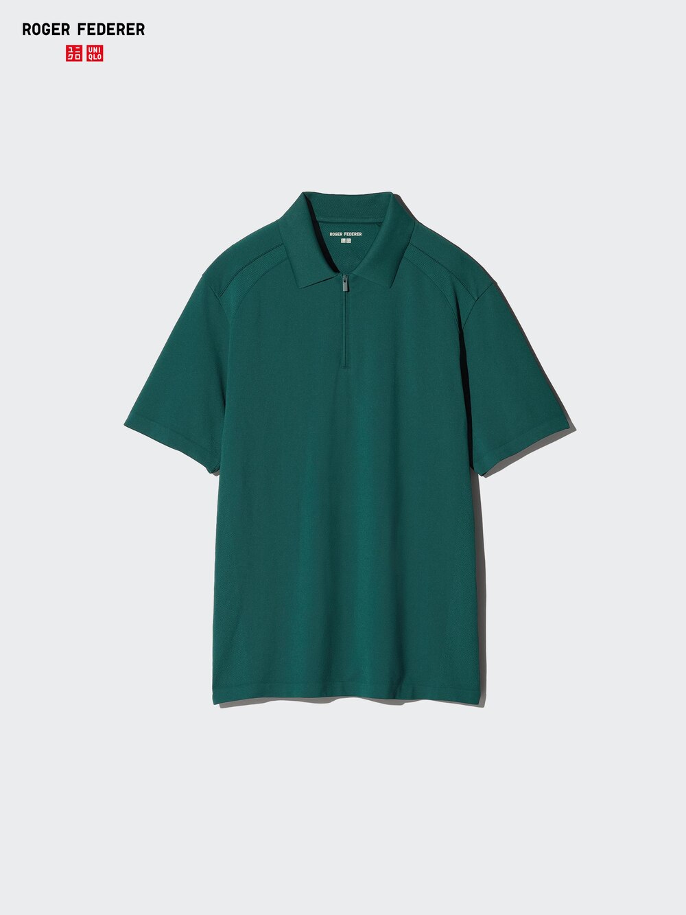 Uniqlo DRY-EX Quarter-Zip Polo Shirt — фото 7