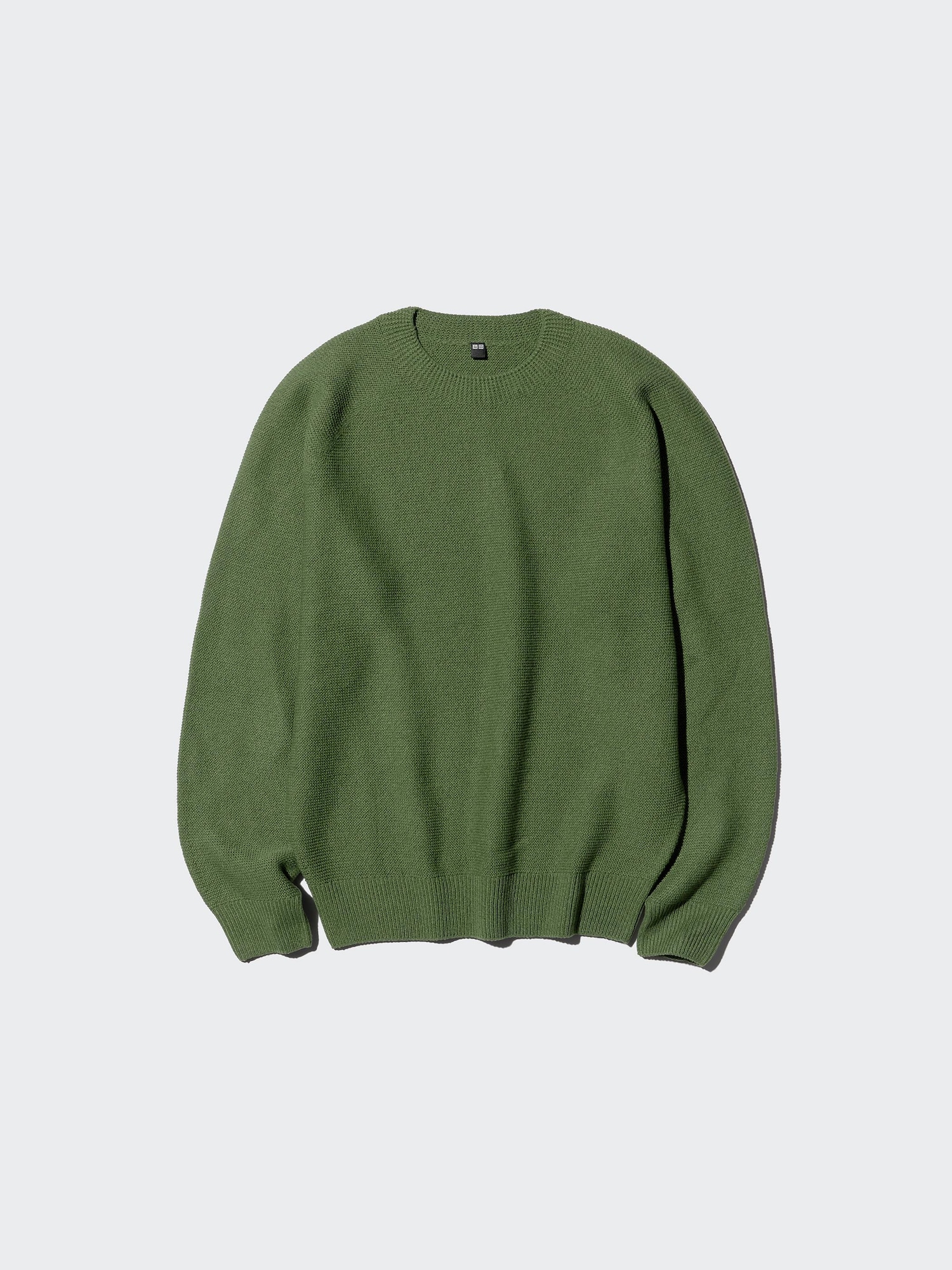 Washable 3D Knit Seamless Crew Neck Jumper