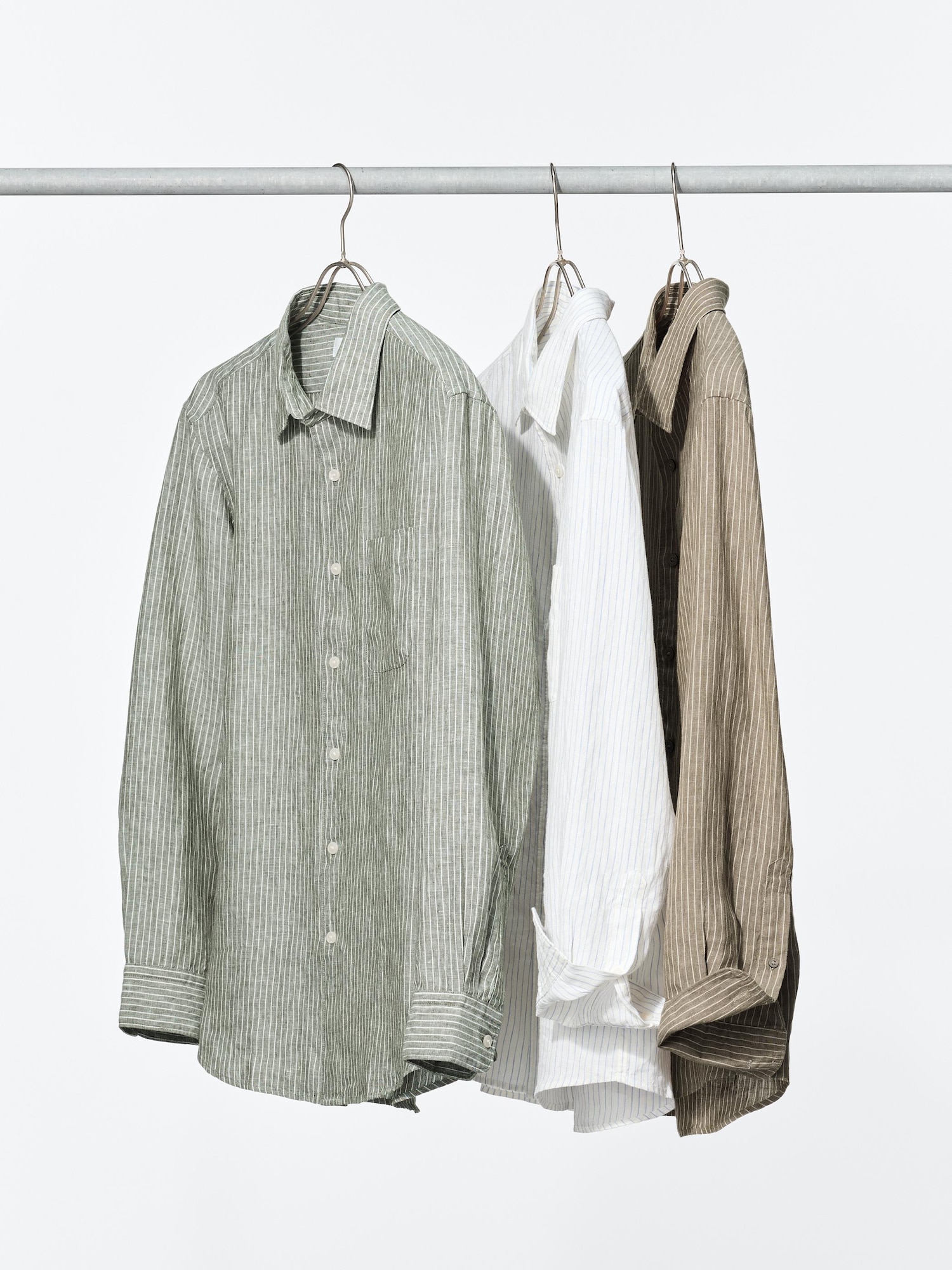 Men's Premium Linen Shirt | Striped | UNIQLO US