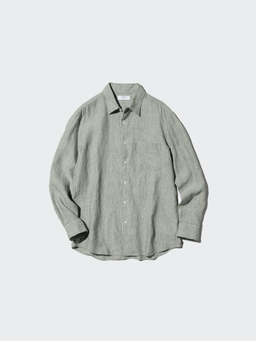 Uniqlo Premium Linen Shirt | Striped — фото 4