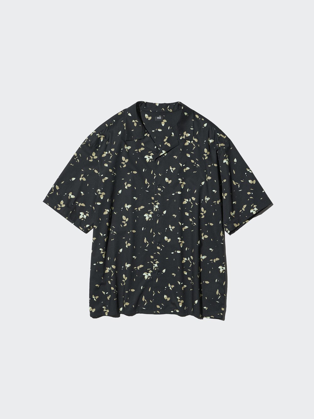 Uniqlo Open Collar Shirt | Short Sleeve | Printed — фото 4