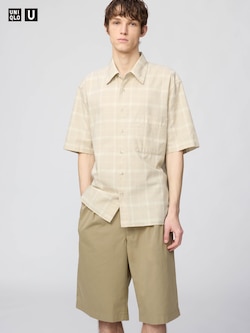 Boxy Shirt (Short Sleeve, Check)