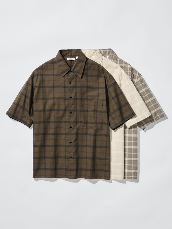 Boxy Shirt | Short Sleeve | Checked