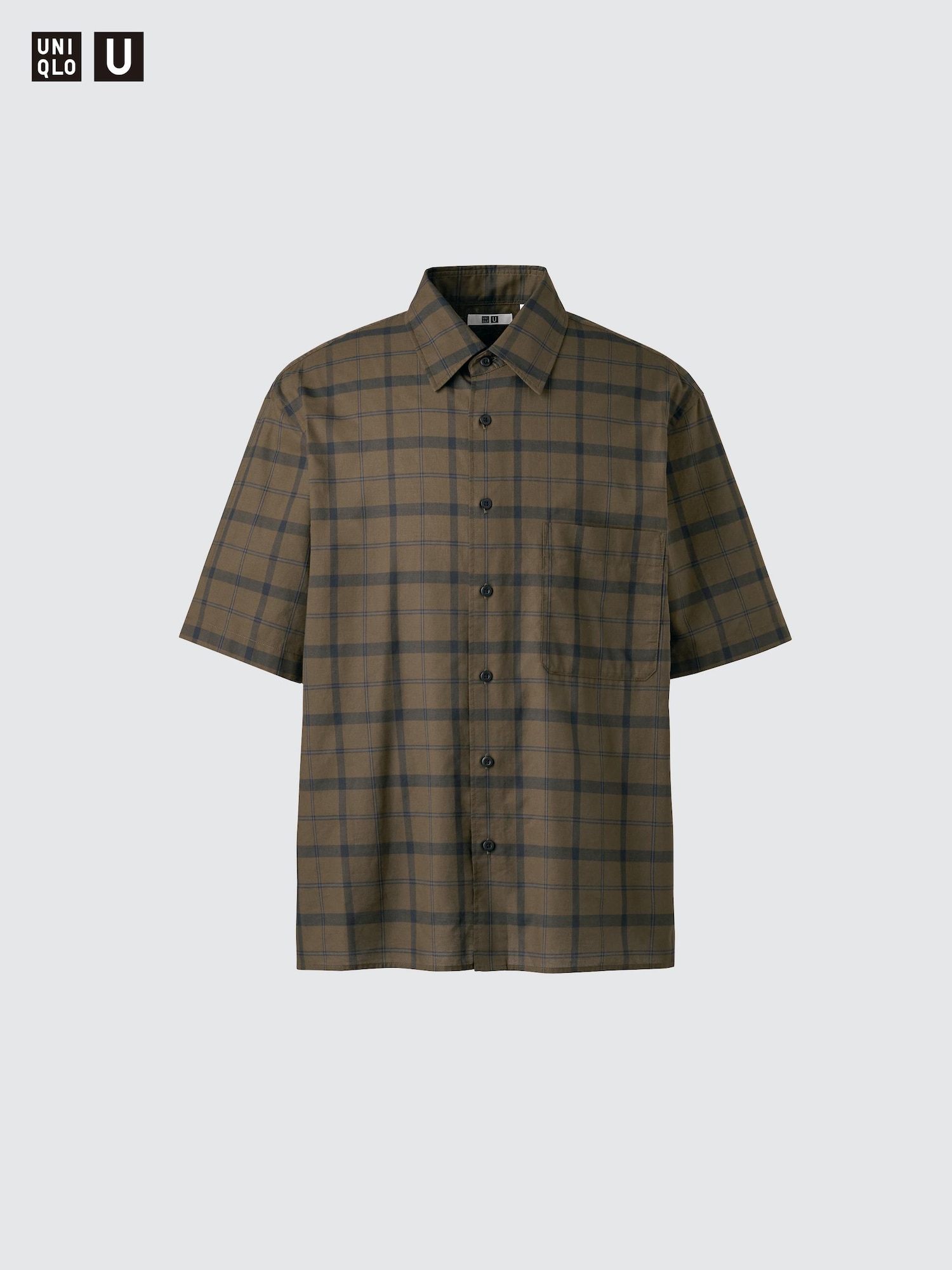 Unisex Boxy Shirt | Short Sleeve | Checked | UNIQLO US