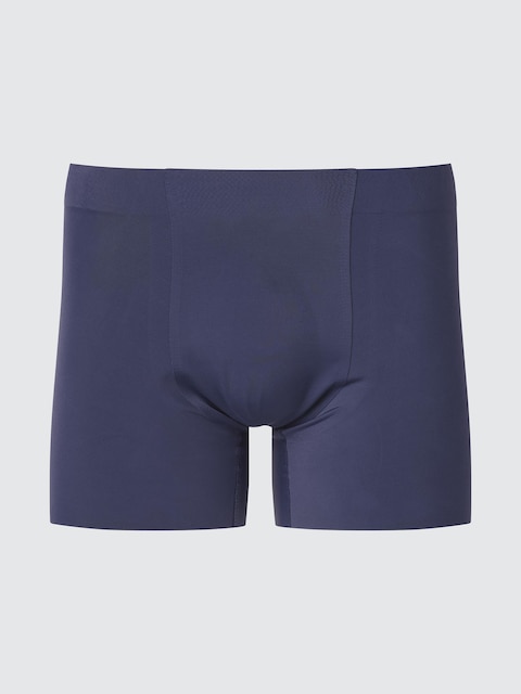 Uniqlo - Boxer Airism Sans Coutures - Bleu Marine - M