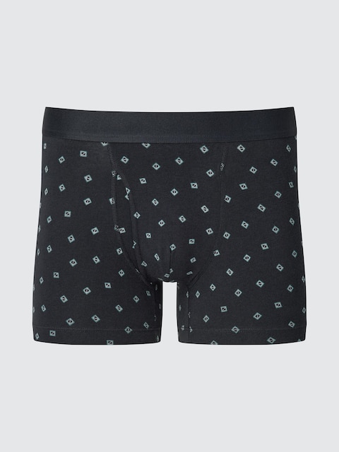 Uniqlo Cotton Boxer Briefs | Printed
