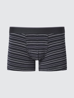 Cotton Boxer Briefs (Low Rise, Striped)
