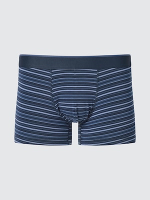 Cotton Boxer Briefs (Low Rise, Striped)