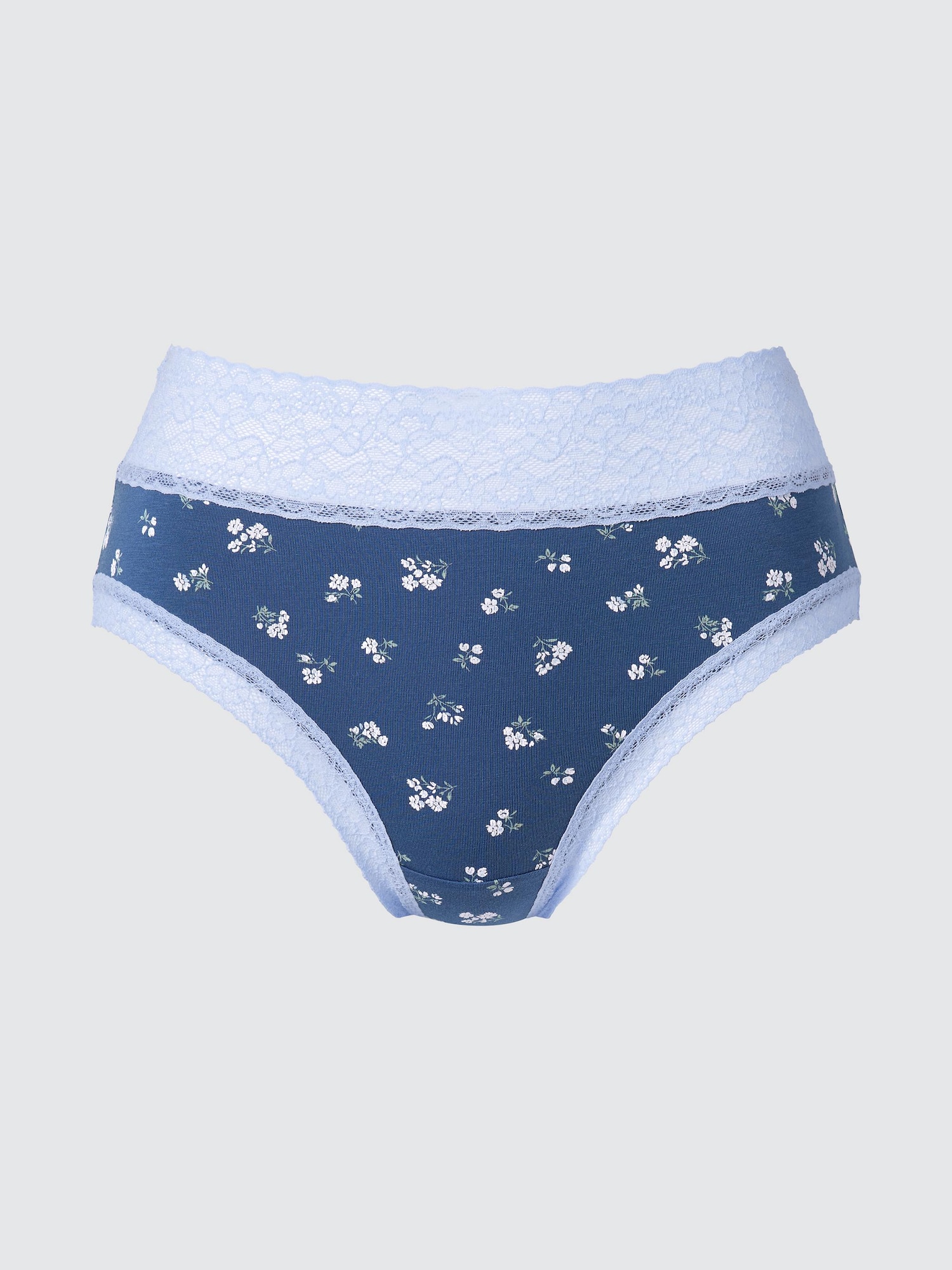 Slip Külot (Yüksek Bel, Çiçekli)