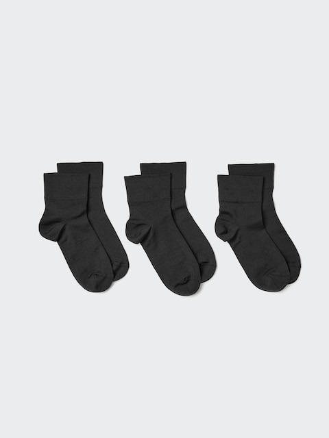 Женские носки Uniqlo Crew Socks | 3 Pairs | Tapered