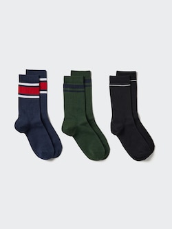 Socks (Ribbed Line, 3 Pairs)