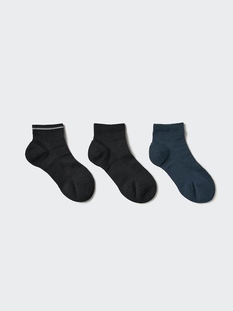 Женские носки Uniqlo Pile Short Socks | 3 Pairs | Ribbed