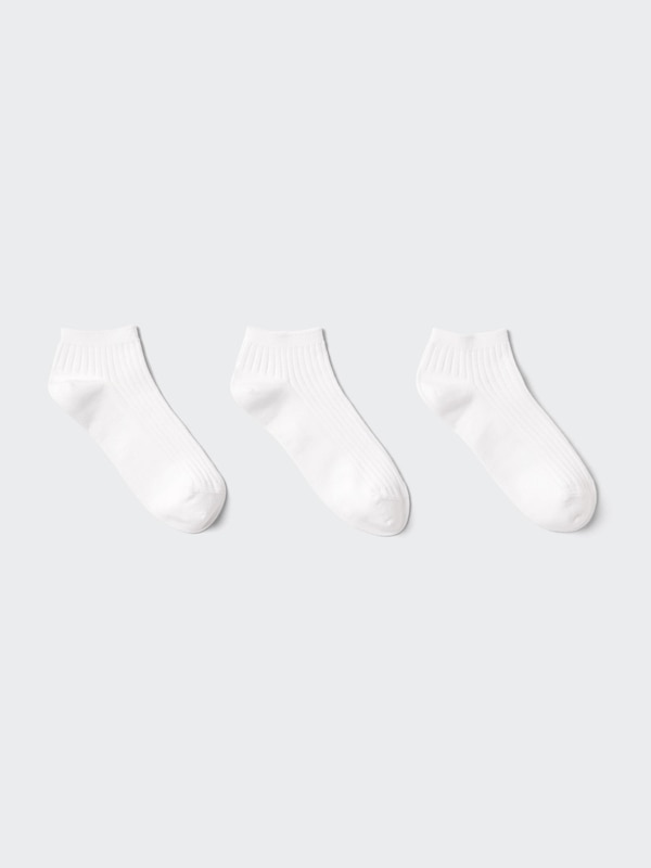 Short Socks | 3 Pairs | Ribbed