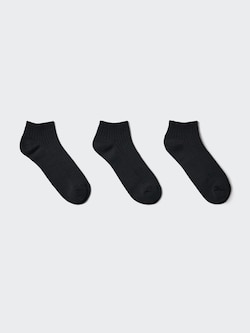 Ribbed Short Socks (3 Pairs)