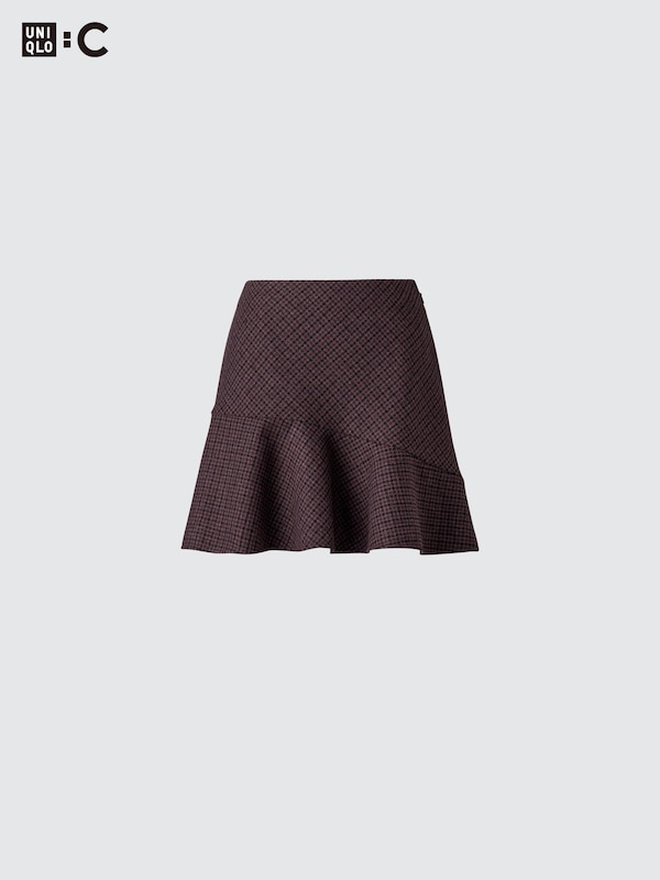 Flare Skort | Checked