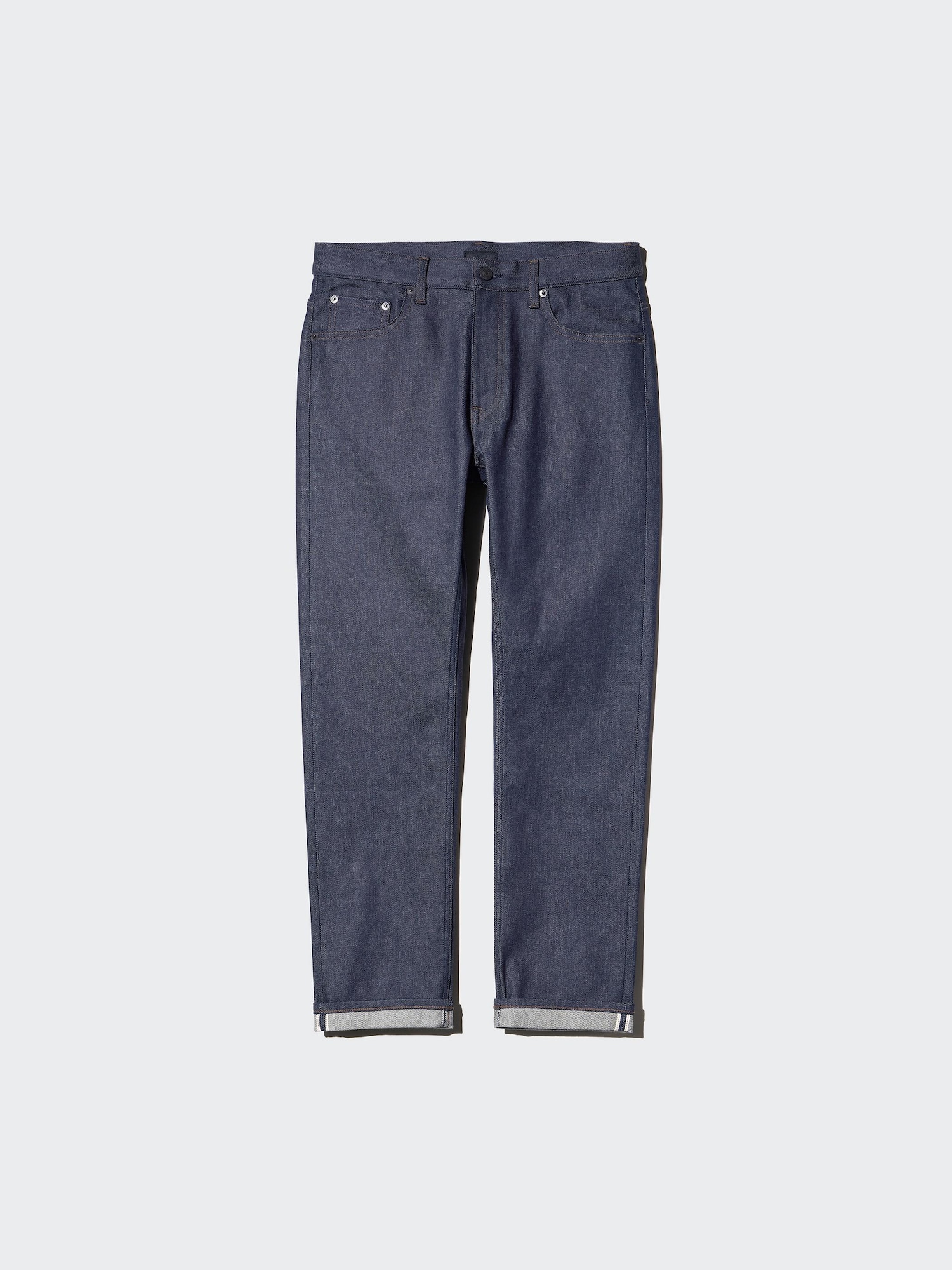 Men's Slim Straight Jeans | Selvedge | UNIQLO US