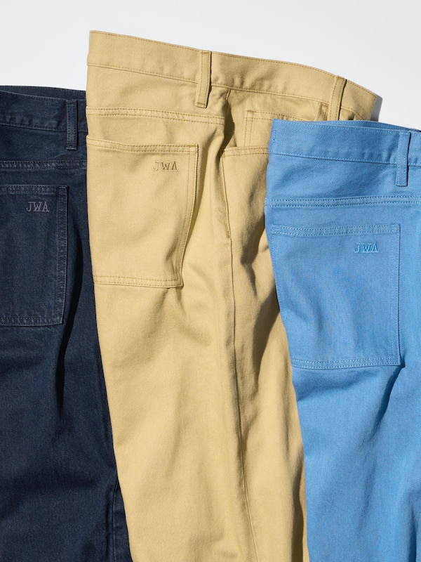 Wide Straight Color Jeans