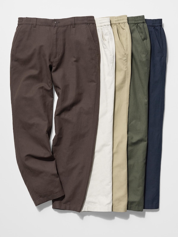 Linen Blend Relaxed Pants