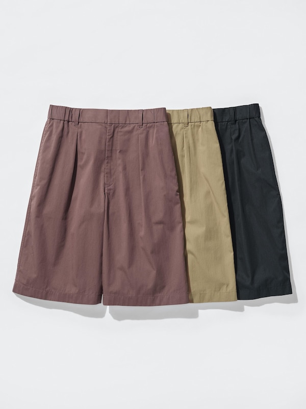 Pleated Wide Shorts | 12.5"